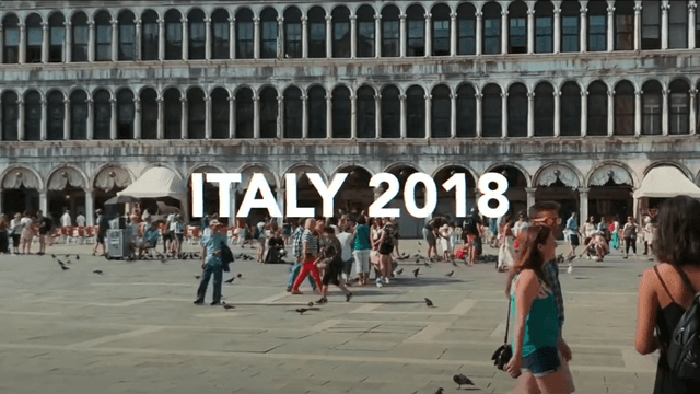 screenshot of Italy from travel video