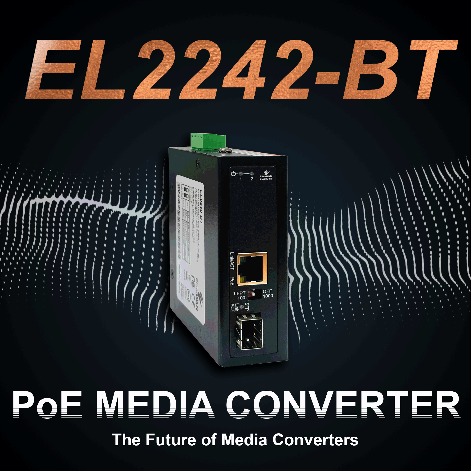 Media converter with lightning